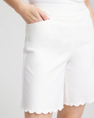 ボトムス misha&puff Scallop Hem Shorts 28-24m misha + puff scallop hem shorts in sky at Little